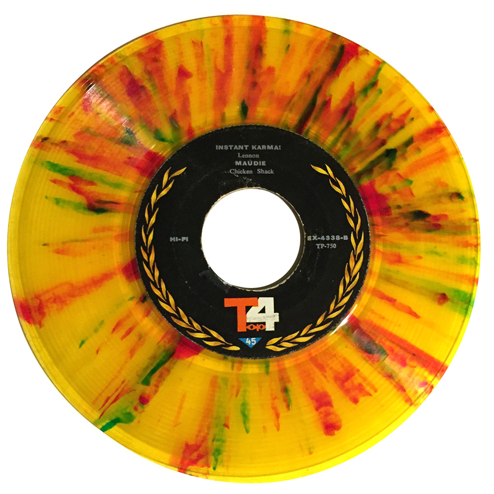 Single <br>Iran (EX-4338) <br>Whole Lotta Love / Instant Karma / Maudie (#2) - Image 2