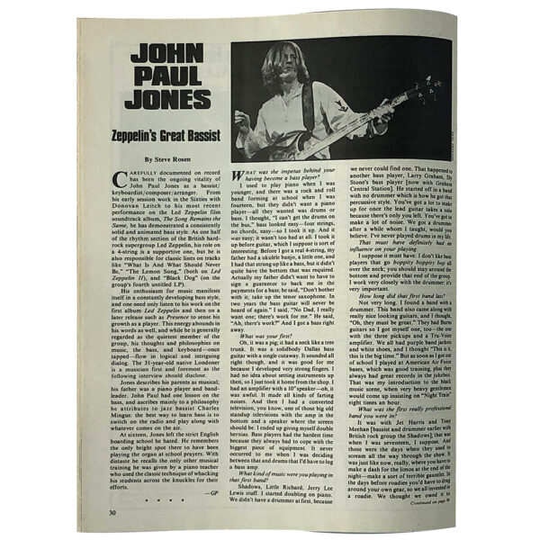 Magazine <br>Guitar Player (1977) - Image 3