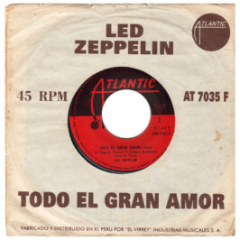 Single <br>Peru (F-ALT 0007035.9) <br>Whole Lotta Love/Whole Lotta Love (Promo)