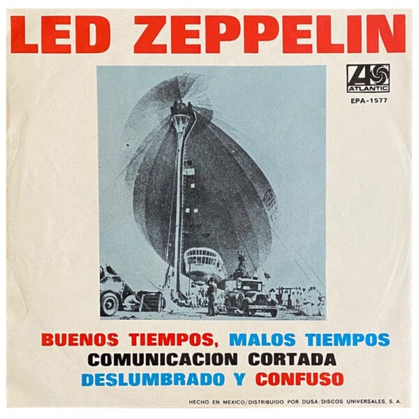 Single <br>Mexico (EPA-1577) <br>Good Times Bad Times / Communication Breakdown / Dazed and Confused - Image 2