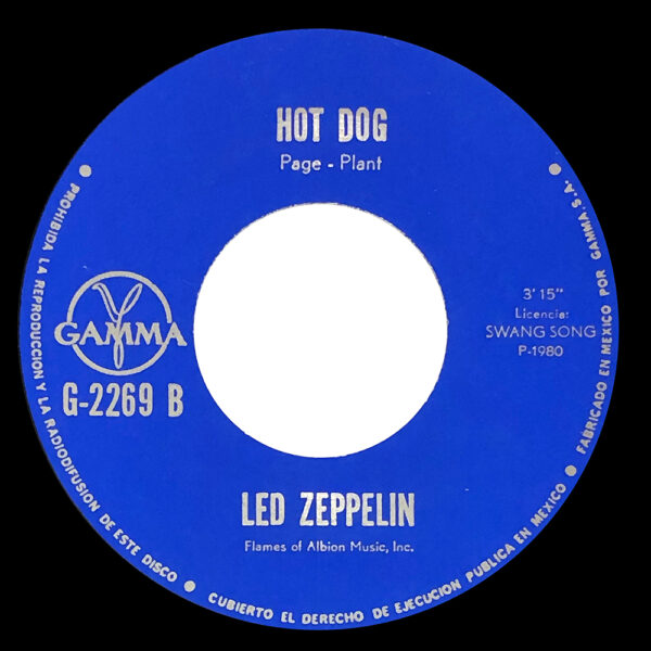 Single <br>Mexico (G-2269) <br>Fool In The Rain / Hot Dog - Image 3