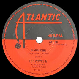 Single <br>New Zealand (ATL.88) <br>Black Dog / Misty Mountain Hop (#1)