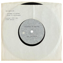 Single <br>South Africa (N/A) <br>Stairway To Heaven / Going To California (Acetate #2)