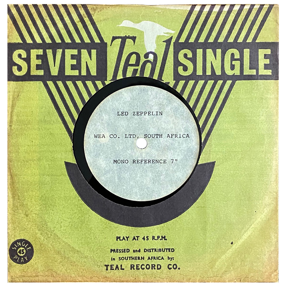 Single <br>South Africa (N/A) <br>Good Times Bad Times / Black Mountain Side (Acetate #2)