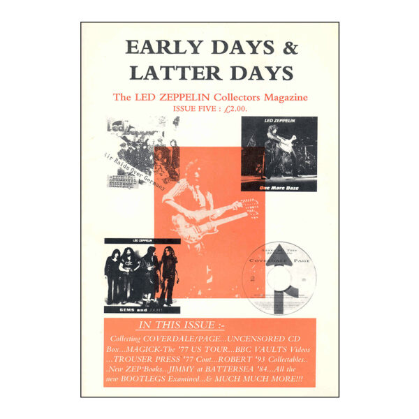 Fanzine <br>Early Days & Latter Days (#5)