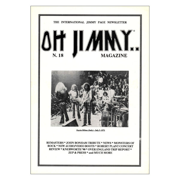 Fanzine <br>Oh Jimmy (#18)