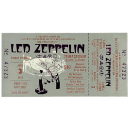 Concert Ticket <br>1977.06.03 <br>Tampa, FL