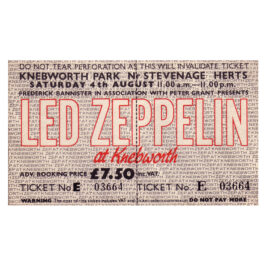 Concert Ticket <br>1979.08.04 <br>Stevenage, UK