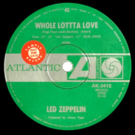 Single <br>Australia (AK-3412) <br>Whole Lottta Love / Living Loving Maid (Promo)
