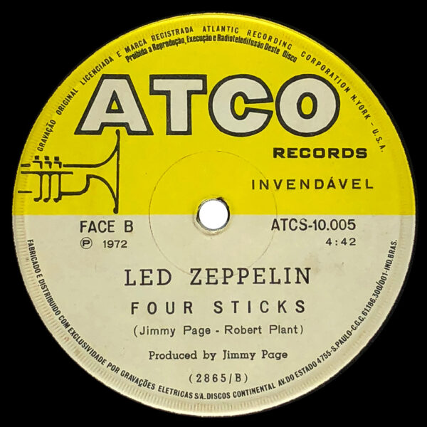 Single <br>Brazil (ATCS-10.005) <br>Rock and Roll / Four Sticks (Promo) - Image 2
