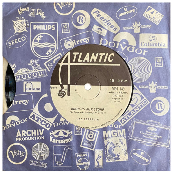 Single <br>Chile (2091 149) <br>Immigrant Song / Bron-y-Aur Stomp (Promo) - Image 2