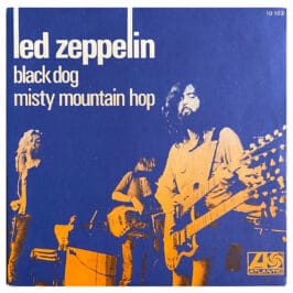 Single <br>France (10103) <br>Black Dog / Misty Mountain Hop (#1)
