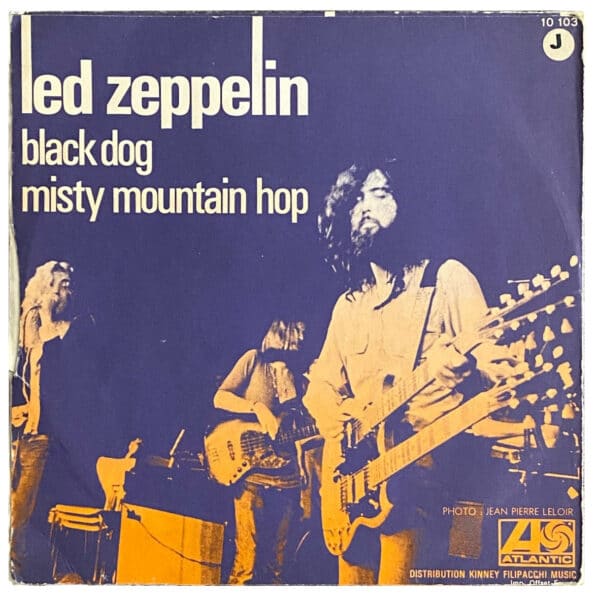 Single <br>France (10103) <br>Black Dog / Misty Mountain Hop (#2) - Image 2