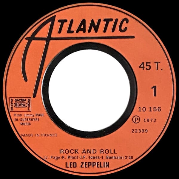 Single <br>France (10156) <br>Rock and Roll / Four Sticks (#3) - Image 3