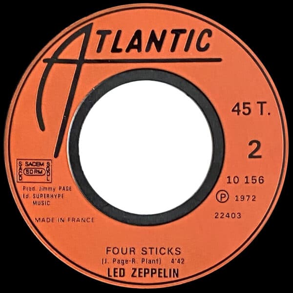 Single <br>France (10156) <br>Rock and Roll / Four Sticks (#3) - Image 4