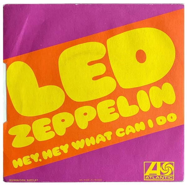 Single <br>France (650226L) <br>Immigrant Song / Hey, Hey What Can I Do (#2) - Image 2