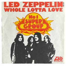 Single <br>France (650186) <br>Whole Lotta Love / Living Loving Maid (#2)