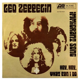 Single <br>Germany (ATL. 70.460) <br>Immigrant Song / Hey, Hey What Can I Do (#1)