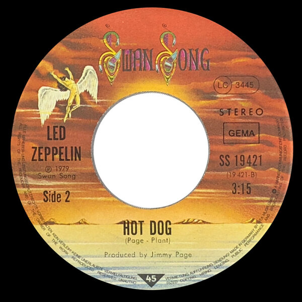 Single <br>Germany (SS19421) <br>Fool In Rain / Hot Dog - Image 4