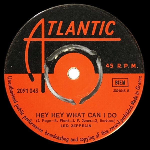 Single <br>Greece (2091043) <br>Immigrant Song / Hey, Hey What Can I Do - Image 2