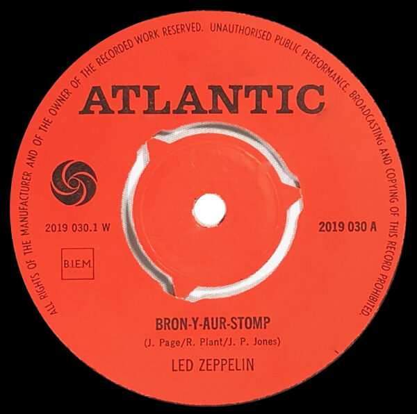 Single <br>Holland (2019 030) <br>Bron-Y-Aur Stomp / Out On The Tiles (#3) - Image 2
