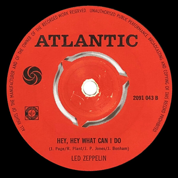 Single <br>Holland (2091 043) <br>Immigrant Song / Hey, Hey What Can I Do (Promo) - Image 3