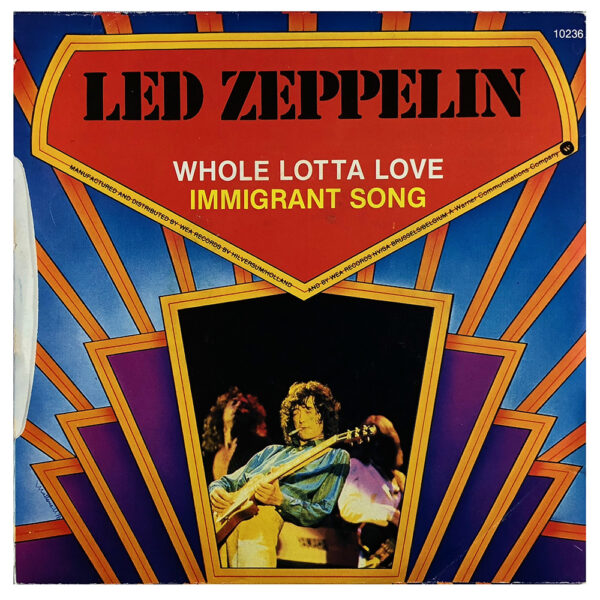 Single <br>Holland (ATL 10.236) <br>Whole Lotta Love / Immigrant Song