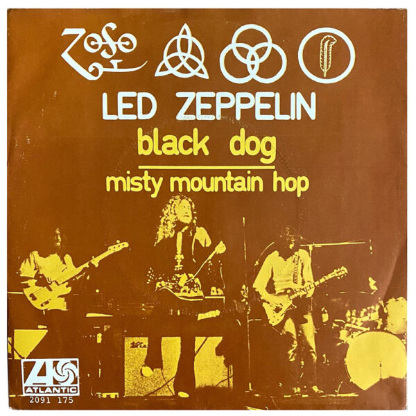 Single <br>Holland (2091 175) <br>Black Dog / Misty Mountain Hop (#1)