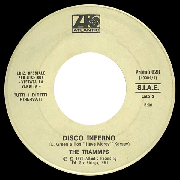Single <br>Italy (Promo 028) <br>Rock and Roll / Disco Inferno (Promo #3) - Image 3