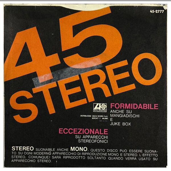 Single <br>Italy (45-2777) <br>Immigrant Song / Hey, Hey What Can I Do (#1) - Image 2