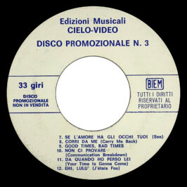 Single <br>Italy (N/A) <br>Good Times Bad Times, Communication Breakdown, Your Time Is Gonna Come (Promo)
