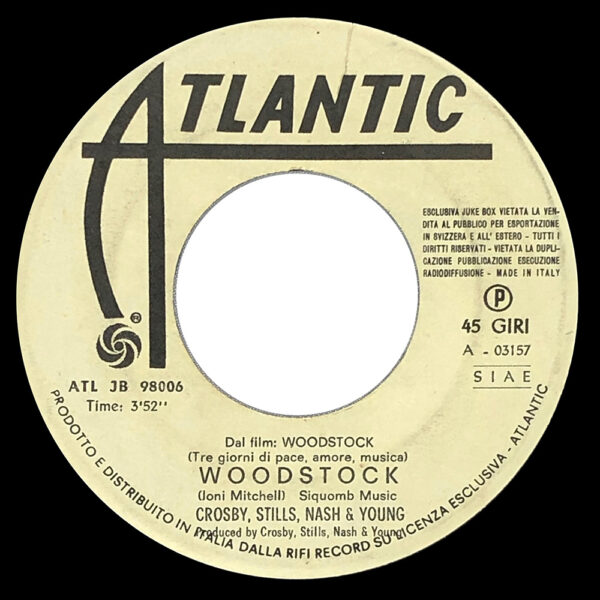 Single <br>Italy (ATL JB 98006) <br>Heartbreaker / Woodstock (Promo) - Image 4