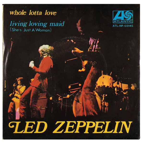 Single <br>Italy (ATL NP 03145) <br>Whole Lotta Love / Living Loving Maid (#2)