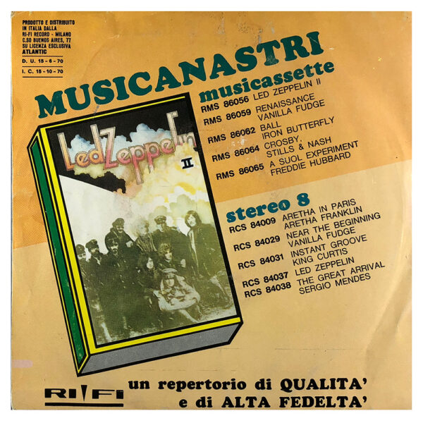 Single <br>Italy (ATL NP 03162) <br>Heartbreaker / Bring It On Home (#1) - Image 2