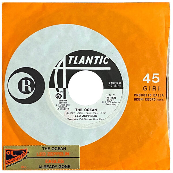 Single <br>Italy (J. B. 55) <br>The Ocean / Already Gone (Promo) - Image 4