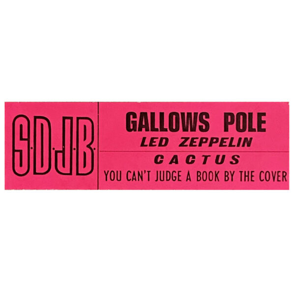 Single <br>Italy (RJB JB 98025) <br>Gallows Pole /  You Can't Judge a Book By The Cover (promo) - Image 4