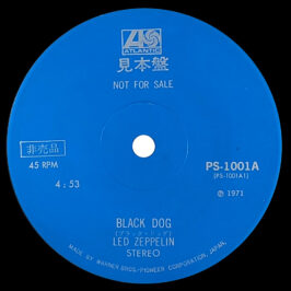 Single <br>Japan (PS1001A) <br>Black Dog / Black Dog (Promo)