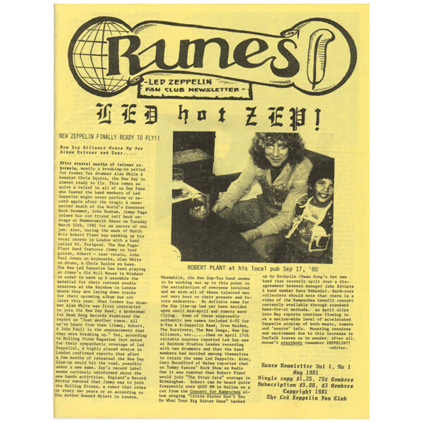 Fanzine <br>Runes (#1)