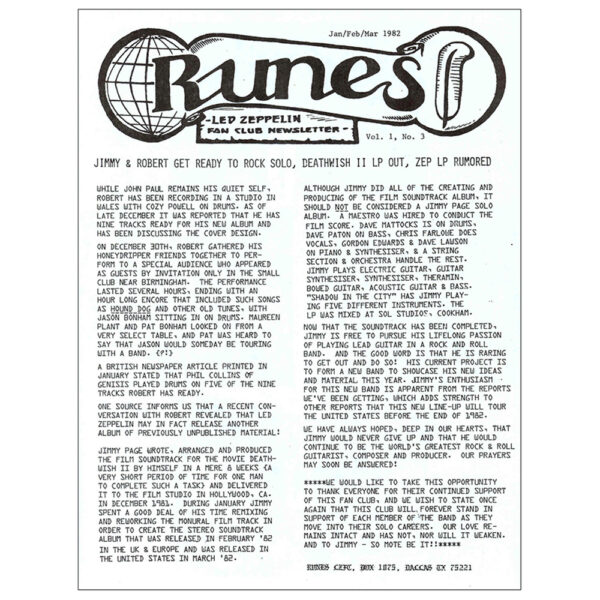 Fanzine <br>Runes (#3)