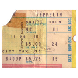 Concert Ticket <br>1973.05.31 <br>Los Angeles, CA