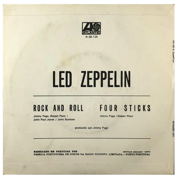Single <br>Portugal (N-28-128) <br>Rock and Roll / Four Sticks (#3) - Image 2