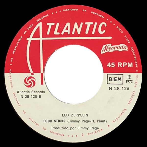 Single <br>Portugal (N-28-128) <br>Rock and Roll / Four Sticks (#3) - Image 3