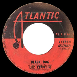 Single <br>Philippines (45-2849) <br>Black Dog / Misty Mountain Hop (#1)