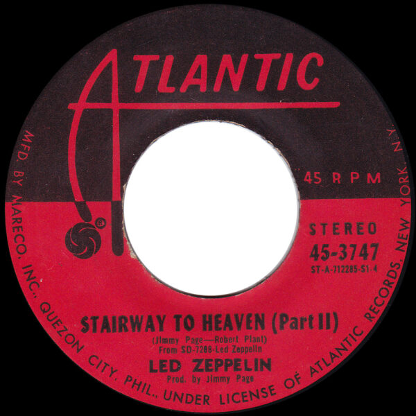Single <br>Philippines (45-3747) <br>Stairway To Heaven (#1) - Image 2