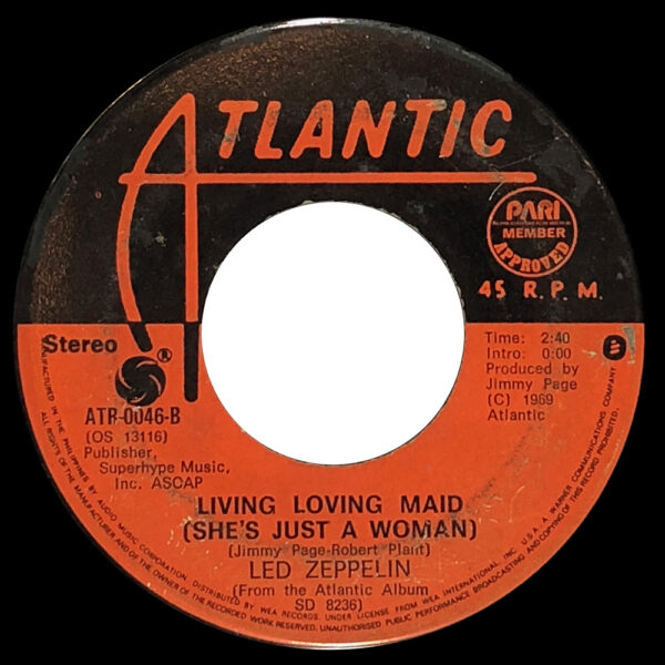 Single <br>Philippines (ATR-0046) <br>Whole Lotta Love / Living Loving Maid (#1) - Image 2