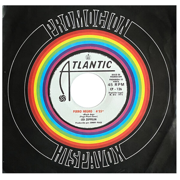 Single <br>Spain (CP-126) <br>Black Dog / Misty Mountain Hop (Promo)