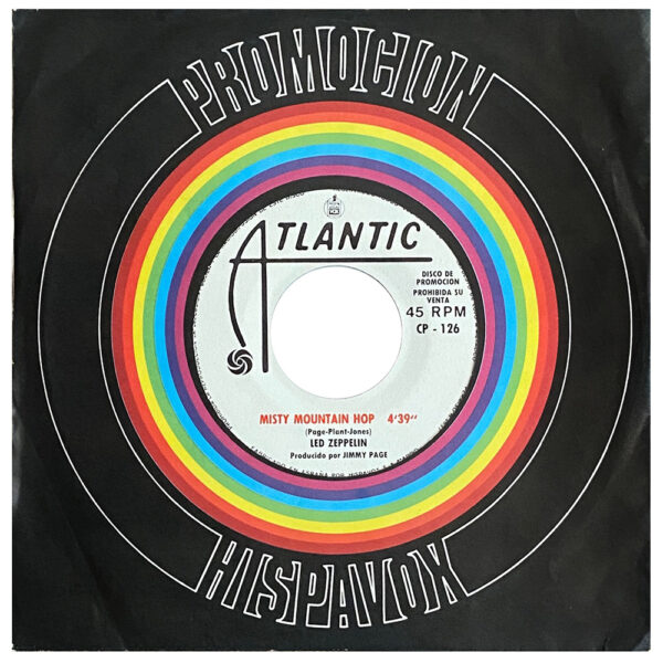 Single <br>Spain (CP-126) <br>Black Dog / Misty Mountain Hop (Promo) - Image 2