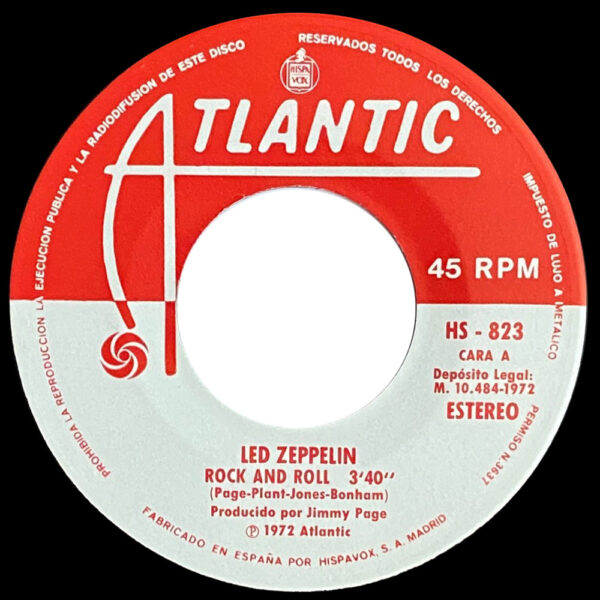 Single <br>Spain (HS-823) <br>Rock and Roll / Four Sticks - Image 3