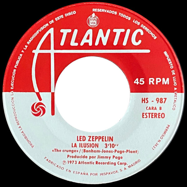 Single <br>Spain (HS-987) <br>D'yer Mak'er / The Crunge - Image 4