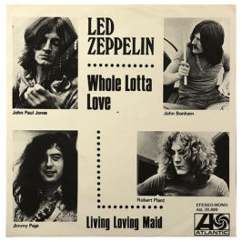 Single <br>Sweden (ATL 70.409) <br>Whole Lotta Love / Living Loving Maid (#1)